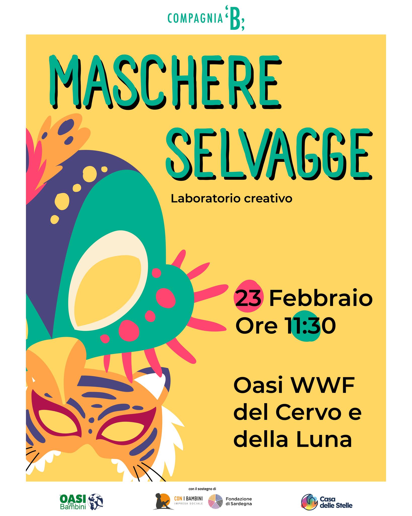 Laboratorio Maschere Selvagge 23 febbraio