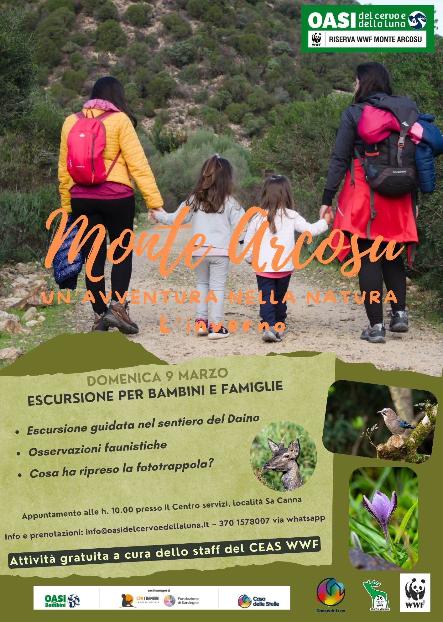 Domenica 9 marzo Un'avventura nella natura