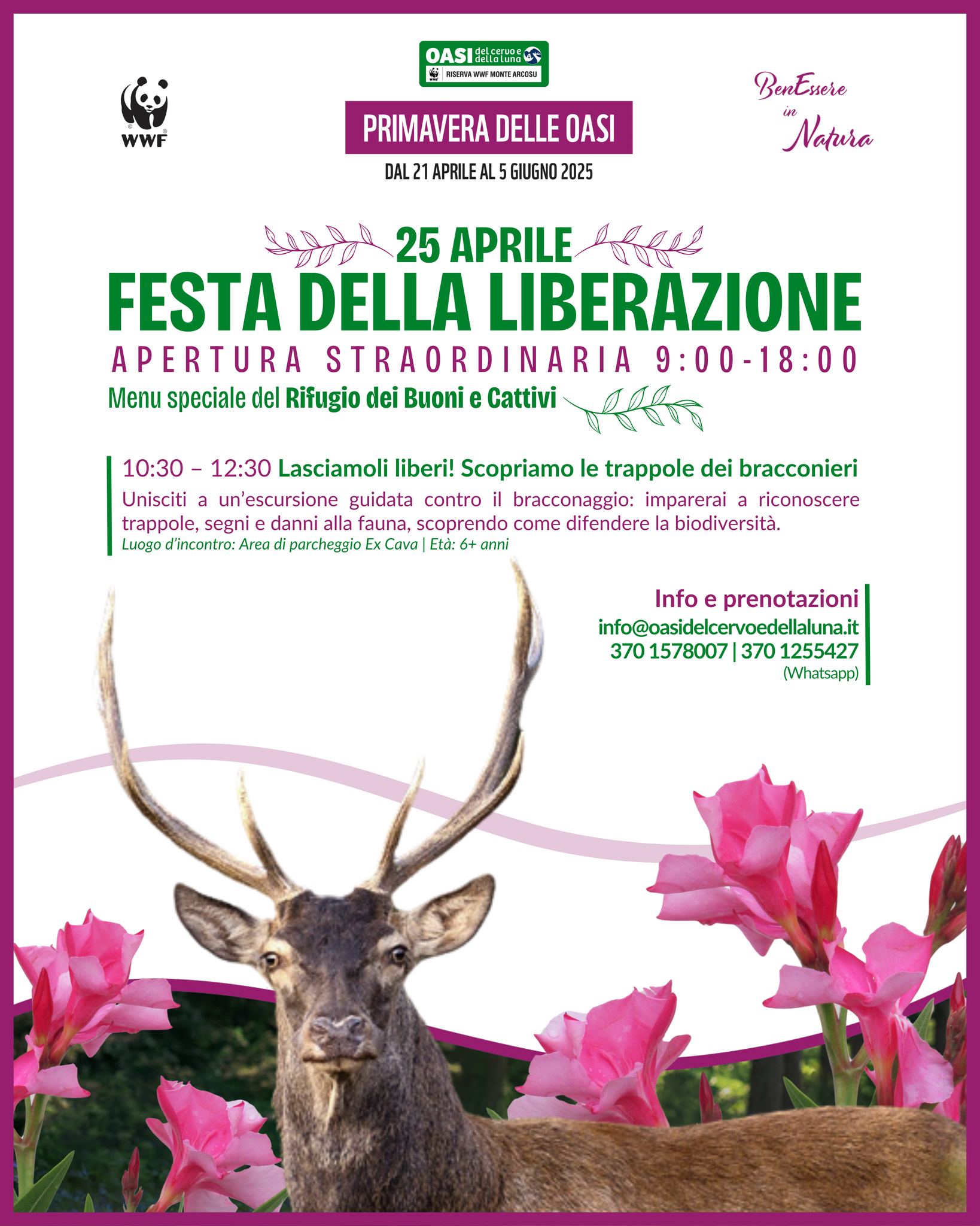 25 aprile in Oasi