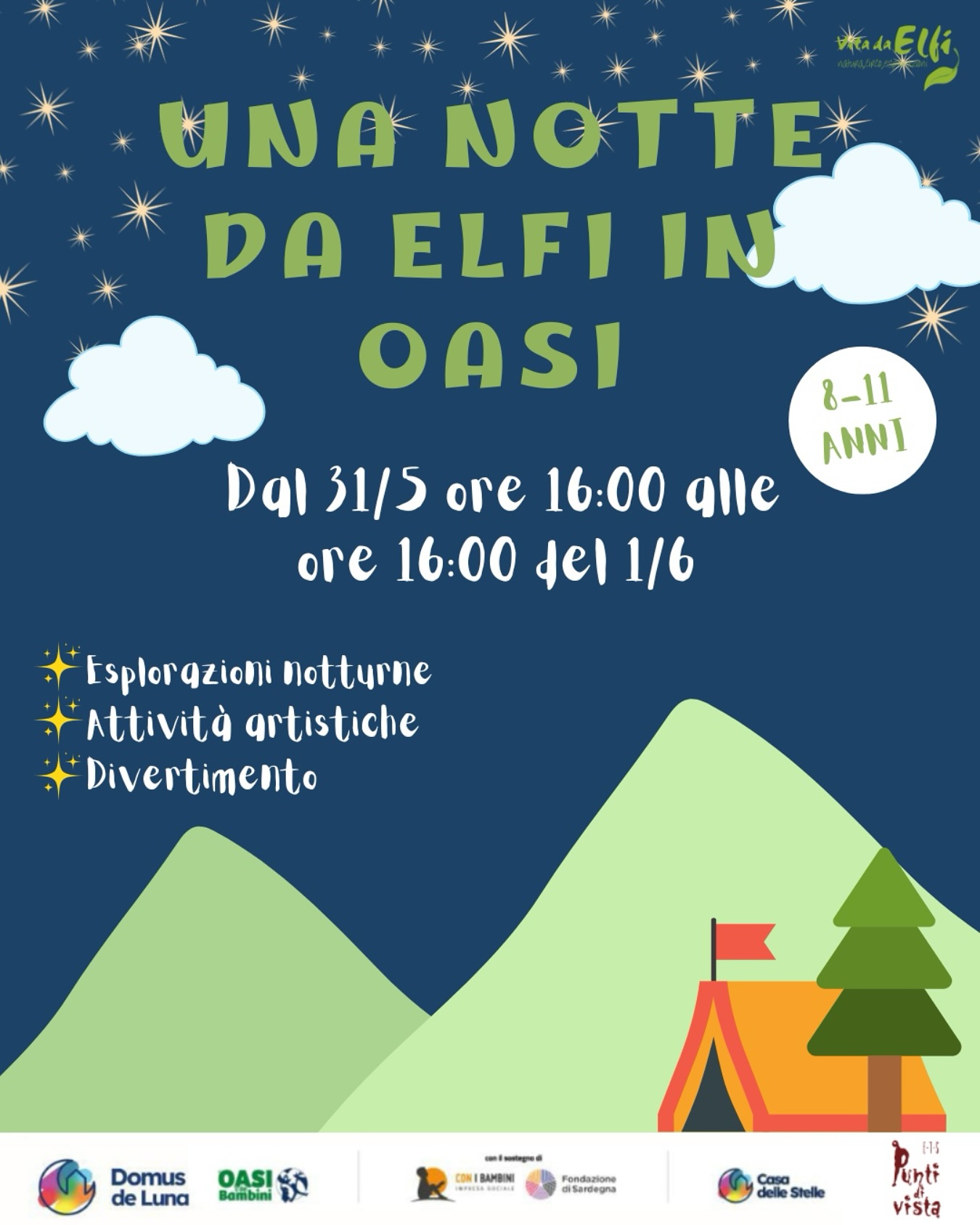 Una notte da elfi in Oasi